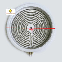 Mâm nhiệt bếp hồng ngoại 20cm 2000-2200W 1 vòng nhiệt loại thường
