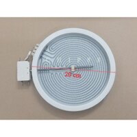 Mâm Nhiệt Bếp Hồng Ngoại 20cm 2 Vòng Nhiệt Cảm Biến Mới 100%