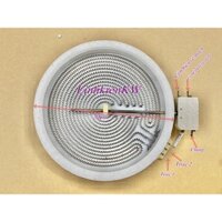 Mâm Nhiệt Bếp Hồng Ngoại 20cm 2 Vòng Nhiệt Cảm Biến Mới