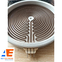 Mâm nhiệt bếp hồng ngoại 23cm 3 dây 2 vòng nhiệt