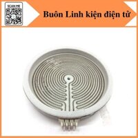 Mâm nhiệt bếp hồng ngoại 3 chân cắm 20cm 2 vòng nhiệt