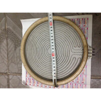 Mâm nhiệt, mâm nhiệt bếp hồng ngoại 23cm 3 chân cắm 2 vòng nhiệt