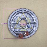 Mâm nhiệt nồi cơm điện đường kính 17.5cm - 760W, 860W -  2 ốc ở tâm