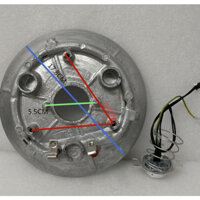 Mâm nhiệt nồi cơm, nồi áp xuất 1000w - 18cm - Mâm lõm