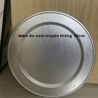 Mâm nhôm ăn cơm, đường kính chuẩn 52cm, hàng loại 1