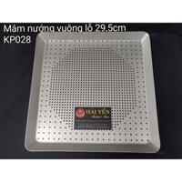 Mâm nướng vuông có lỗ 29.5cm