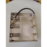 Mâm sạc Máng Sạc Dồn Gas Lon Mini 3 Ngăn Ti kim loại Dây bấm thủy lực