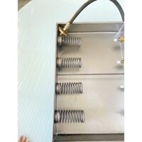 Mâm sạc máng sạc Dồn Gas Lon Mini 4 Ngăn Ti kim loại Dây bấm thủy lực