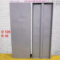 Mâm sắt dài 120cm, rộng 30cm - Lắp ráp kệ sắt V3, V4, Kệ sắt V lỗ, Tấm mâm sắt