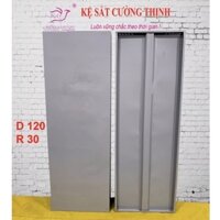 Mâm sắt dài 120cm x rộng 30cm - Lắp ráp kệ sắt V lỗ, tâm mâm sắt , sắt V lỗ