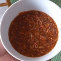 Mắm tép dùng chưng thịt thanh hóa