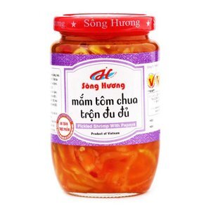 Mắm tôm chua trộn đu đủ Sông Hương lọ 430g