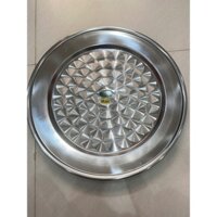 Mâm Tròn Inox Cao Cấp Dày 48cm (Tem Xanh)