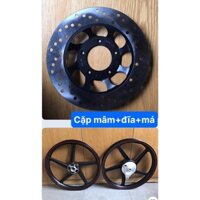MÂM VÀNH ĐÚC 5 CÂY THẲNG PHANH(THẮNG) ĐĨA 5 LỖ RÁP LÊN ZIN WAVE ZX FUTURE 1 KHÔNG CHẾ CHÁO