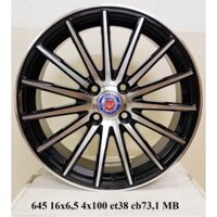 Mâm vành đúc hợp kim nhôm 16inch 4 lỗ ốc lắp được nhiều dòng xe