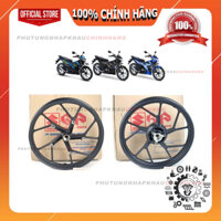 Mâm xe Satria Fi, Raider Fi 150 chính hãng Suzuki, Bánh mâm zin xe Raider, Satria - 54111-25G70-YSW / 64111-25G60-YSW