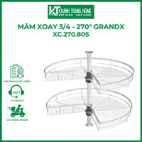 Mâm xoay 3/4 - 270° GRANDX C.270.80S xuất xứ chính hãng thiết kế chuyển động trục êm ái - Khánh Trang Home