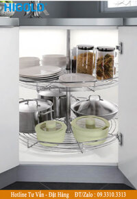 Mâm xoay 4/4 inox 304 Higold 103027, 103021