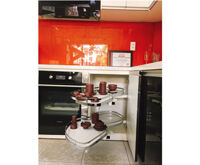 Mâm xoay hình lá Euromax inox mờ 304 cao cấp C2L