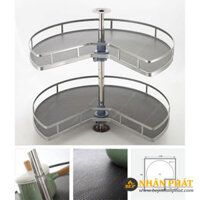 Mâm xoay mở 3/4 nan dẹt thép phủ nano Garis GS03.80N