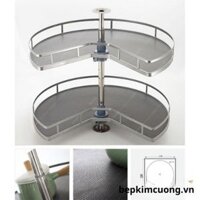 Mâm xoay mở 3/4 nan dẹt thép phủ nano Garis GS03.80N