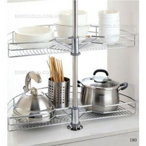 Mâm xoay tròn inox EuroGold TR360F