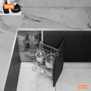 Mâm xoay tủ bếp Garis GC02C.45L