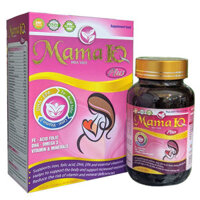 Mama IQ Plus Hoa Viên, hỗ trợ giúp bổ sung sắt, acid folic, DHA, EPA và các vitamin