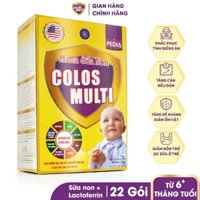 Mama Sữa Non Colos Multi Pedia hộp 22 gói x 16g - 352g