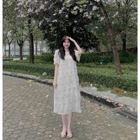 [mama_baby_one V213] VÁY BẦU CÔNG SỞ ĐẸP, SANG CHẢNH-ĐẦM BẦU XÉT YẾM RỜI GỒM VÁY YẾM VÀ ÁO CỰC XINH VẢI ĐŨI LỤA HÀN MÁT