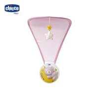 (MamanBébé chính hãng) Đồ chơi treo cũi phát nhạc Sao nhỏ Chicco Hồng Pinky/Xanh Blue