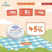 (MamanBébé chính hãng) Kem chống hăm Sanosan Baby Nappy Rash Cream 150ML