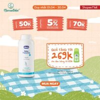 (MamanBébé chính hãng) Phấn rôm tinh bột gạo Chicco 0M+ 150g