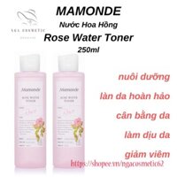 MAMONDE – Nước Hoa Hồng Rose Water Toner nuôi dưỡng làn da hoàn hảo 250ml