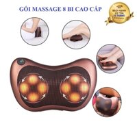 MamTh- Gối Massage Vai Gáy 8 Bi - Gối Massage Hồng Ngoại massage vai cổ gáy, toàn thân công nghệ Nhật Bản CAO CẤP