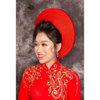 Mấn 30 vòng - Mấn đội đầu cô dâu nhiều màu,Mấn áo dài.