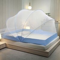 Màn Bán Nguyệt Xếp Gọn Kinh Bắc Màu Xanh_Tiện Lợi Mới 2025