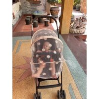 Màn che muỗi trùm xe đẩy cho bé cao cấp- mùng đẹp-made in Korea