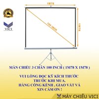 Màn Chiếu 3 Chân Di Động 100inch, Dây Cáp Tín Hiệu HDMI 15M