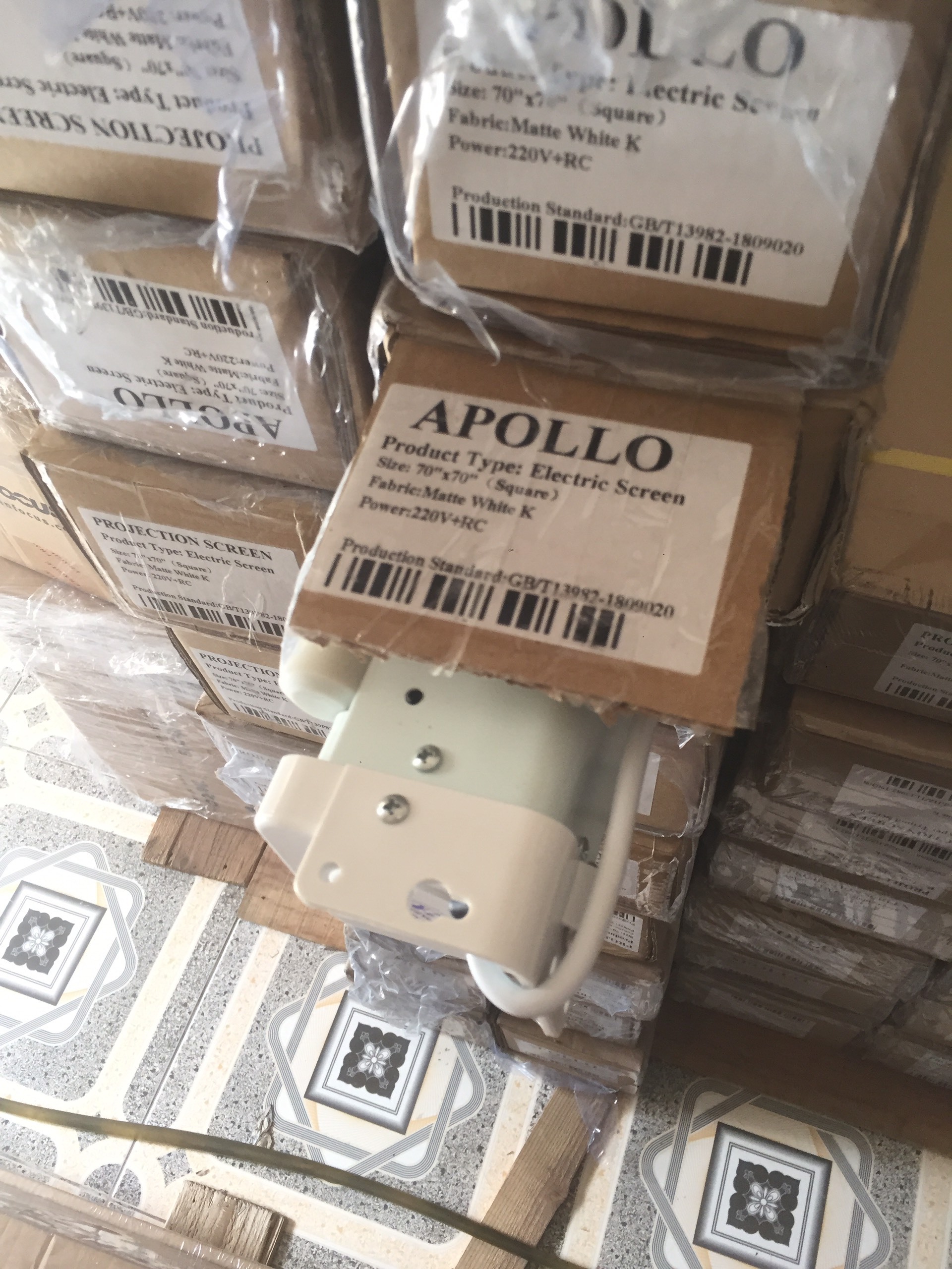 Màn chiếu điện tử Apollo 70 x 70