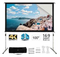 Màn chiếu khung di động Exzen chiếu trước 100 inch 16 9