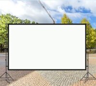 Màn chiếu khung gấp lắp ghép 120 inch chính hãng tại TpHCM, màn chiếu vải trắng (2,65m x 1,48m) mã (MC09.2)