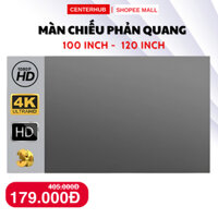 Màn Chiếu Phản Quang Chống Ánh Sáng LED, Màn Phản Quang 100/120 Inch, Treo Tường HD 3D Rèm Vải