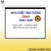Màn Chiếu Treo Tường 136inch - 2m44 x 2m44. Màn chiếu hãng Dalite bền đẹp, chất lượng cao