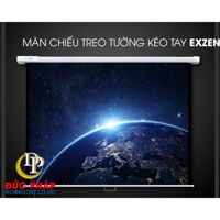 Màn chiếu treo tường kéo tay Exzen 136 inch