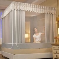 Màn Chống Muỗi Che Nắng, Rèm Giường, Dây Kéo Kín Hoàn Toàn, Giường Ngồi Tích Hợp