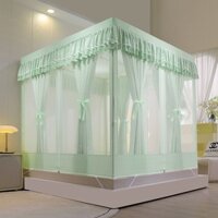 Màn Chống Muỗi Cho Giường Ngồi Ba Cửa Kiểu Mới/Màn Chống Muỗi Che Nắng Chống Rơi Hai Người Đơn Nổi Tiếng Trên Mạng