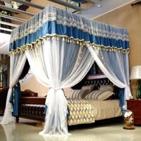 Màn chống muỗi mùng khung, rèm giường đôi cho phòng ngủ gia đình chống bụi cao cấp màn khung