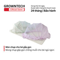 Màn chụp cho bé gấp gọn, mùng chụp cho bé chống muỗi, dùng cho giường và nôi cũi