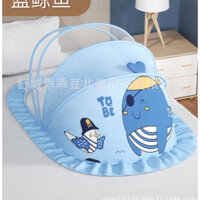 Màn chụp CHỮ C cho bé gấp gọn - Màn chụp gấp gọn chống muỗi cho bé ngủ ngon